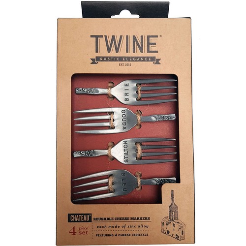 Twine chateau cheese markers - chateau,