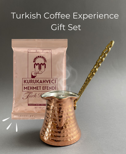 Hand hammered copper coffee - copper,