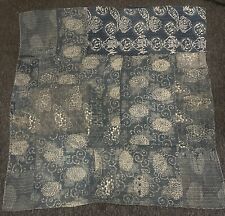 Original japanese sashiko textile from early 1900 125cm x 123cm Boro fabric