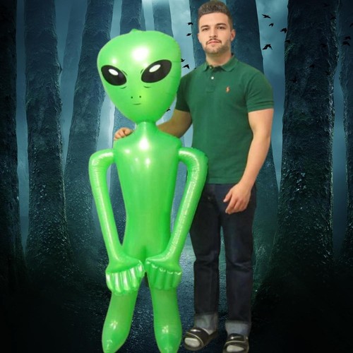 Inflatable alien 170cm 5ft - alien,