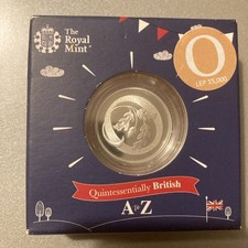 2018 Letter O 10p Silver Proof