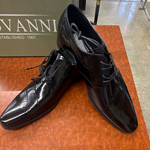 Giovanni men black - giovanni, leather