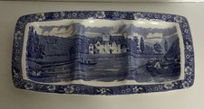 Vintage Blue & White Serving