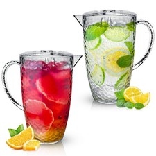 2 Pack Plastic Pitchers 2L