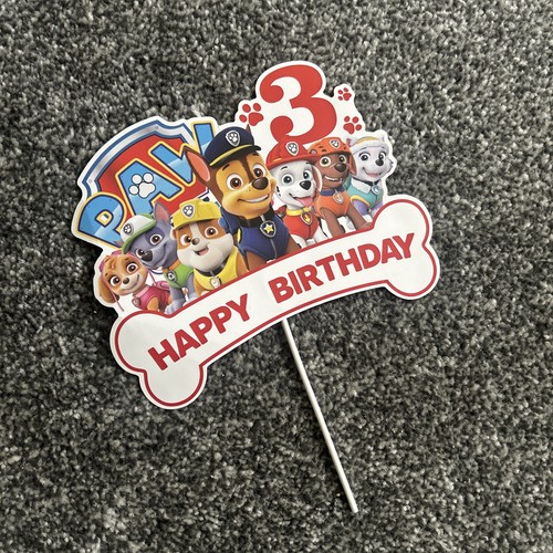 Paw petrol style cake - cake, topper