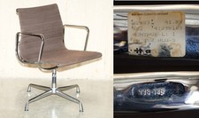 1 OF 3 BROWN 1989 VITRA EAMES