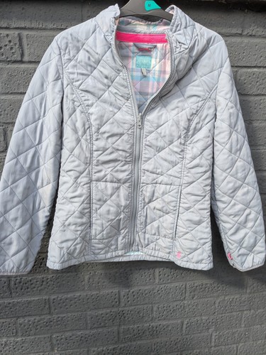 Joules girls grey quilted - joules,