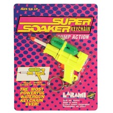 Mini Super Soaker 50 Keychain - MOC - Vintage Larami
