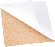Square Self-Adhesive Cork Tiles Cork Backing Sheets For Coasters 10 cm x 10 cm