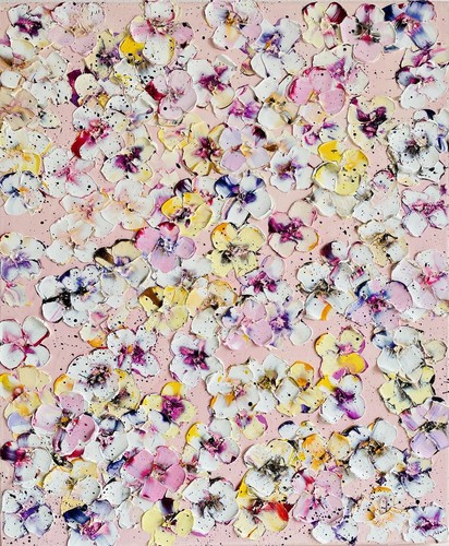 Abstract flowers original oil - abstract,
