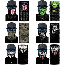 Motorcycle Face Mask Neck Tube Skull Camo Balaclava Scarf Bandana Neck Warmer 1