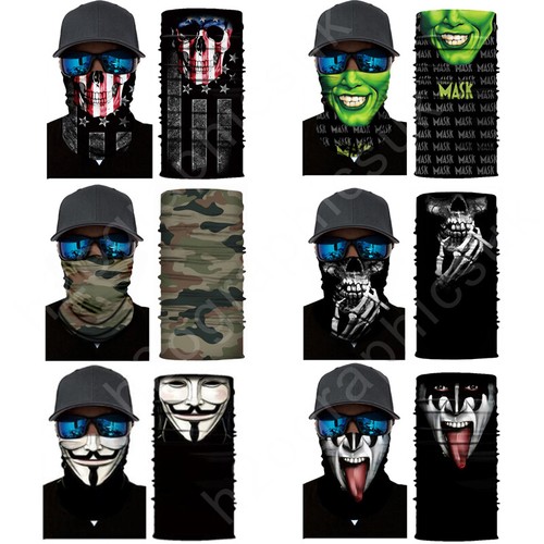 Motorcycle face mask neck tube - mask,