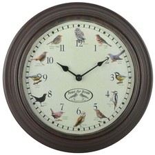 Bird Song Wall Clock Hourly