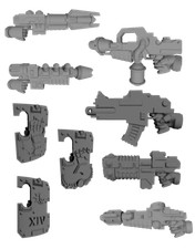 Breacher weapons space marines wolves guns rifle pistol shield
