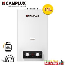 Camplux gas hot water heater - hot,