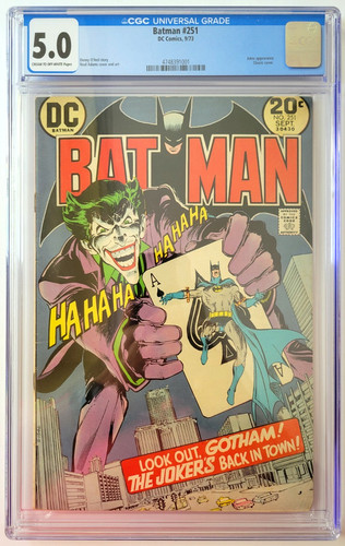 Batman 251 cgc - 5.0, joker