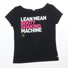Zumba Womens Black  Polyester