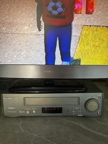 Sharp mh68 vcr vhs - sharp, video