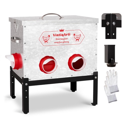 Automatic chicken feeder 40lb - automatic,