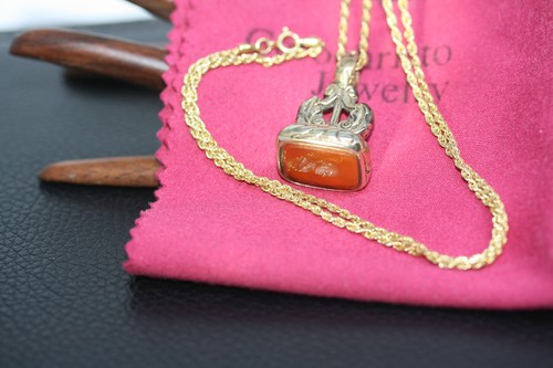 Antique victorian intaglio - antique,