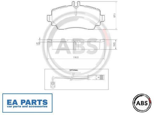 Brake pad set disc - set,,