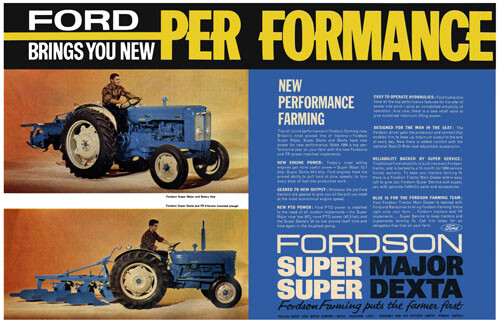 Vintage fordson super major - major, &