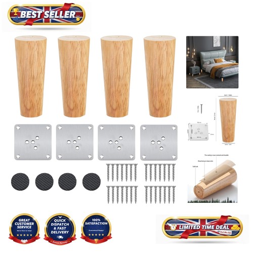 Elegant tapered oak - tapered, table