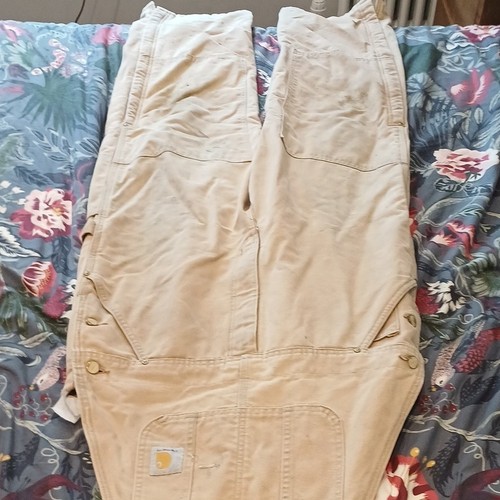 Carhartt insulated beige bib - carhartt,