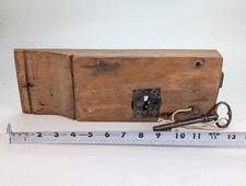 Antique Wooden Rim Lock