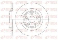 2x Brake disc Rear Axle Vented 61375.10 REMSA for JAGUAR XK II Coupe XF I XJ