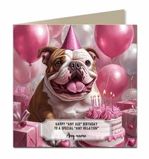 Personalised birthday card for - personalised,