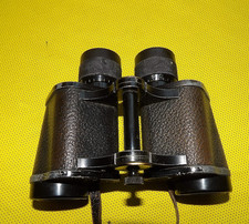VINTAGE PAIR  CARL ZEISS JENA  DELTRENTIS 8 X 30  BINOCULARS IN LEATHER CASE