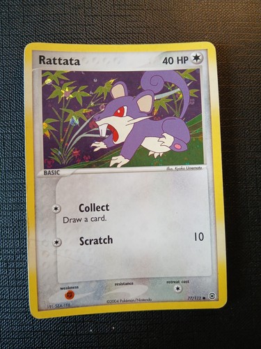 Firered leafgreen rattata - ex,
