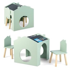 Kids Wooden Table & Chair Set