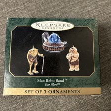 Star Wars max Reno Hallmark 1999 Keepsake MINIATURE Christmas Ornaments