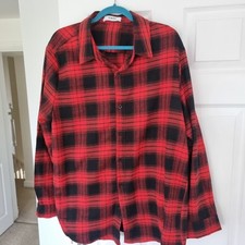 Mens Fleece Check Shirt