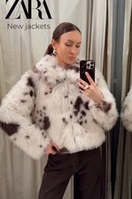 ZARA WOMEN SHORT FAUX FUR