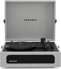 Crosley Voyager Portable Retro Turntable Bluetooth - Grey - BRAND NEW IN BOX