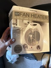 Lloytron F2001WH Electric Fan Heater 2000KW White