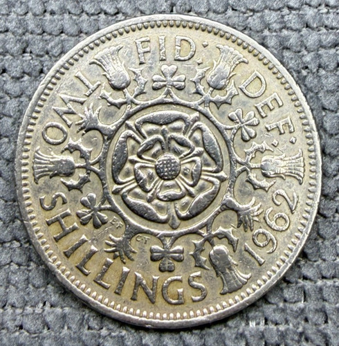 1962 two shillings - shillings, /