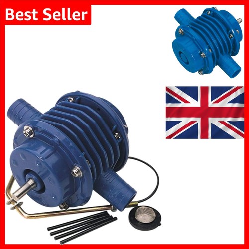 Drill powered pump - pump, blue