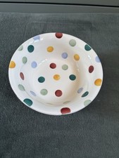 Emma Bridgewater Polka Dot Cereal Bowl Single. Seconds. Unused.