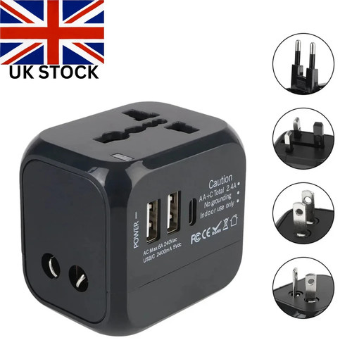 Universal travel adapter plug - travel,