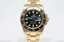 Rolex Submariner Date Watch 116618LN (Submariner Ceramic Bezel Dark) Black Dial
