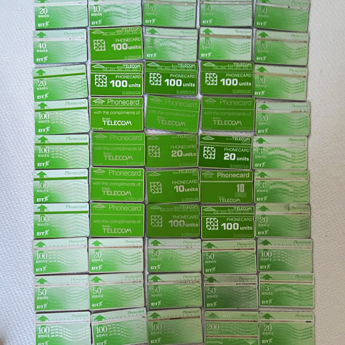 British telecom phonecards - british,