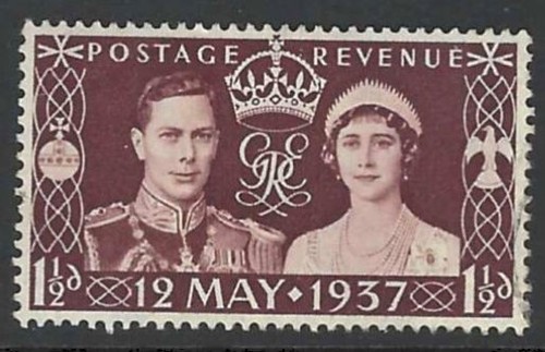 1937 coronation stamp - gb,