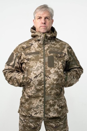 Military softshell jacket - military,