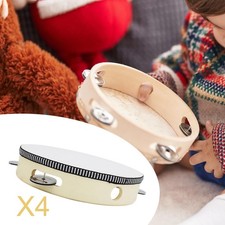 4Pcs 8 inch Mini Tambourine