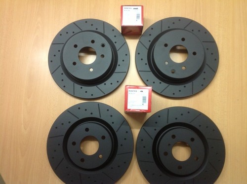 Front rear brake discs - front, mintex