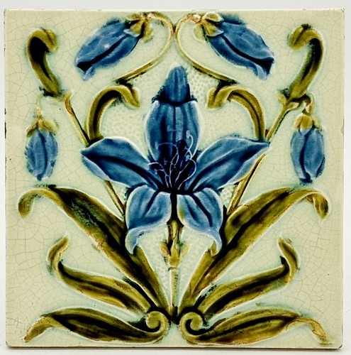 Art nouveau fireplace - nouveau,